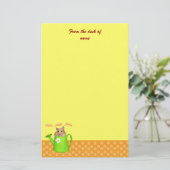 Hallo hallo Hamster Briefpapier (Stehend Vorderseite)