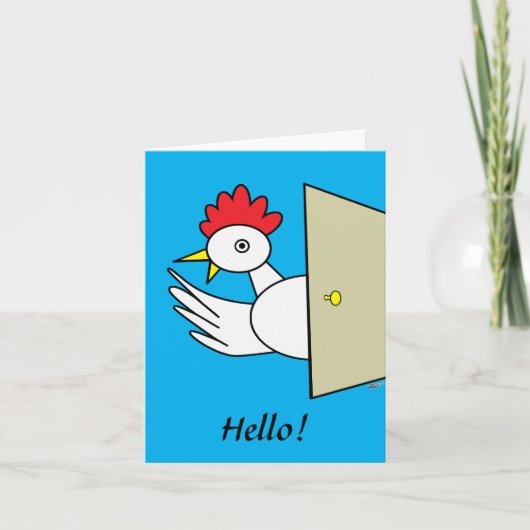 Hallo ! Hallo ! Karte (Vorderseite)