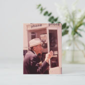 Hallo, Hallo? - VINTAG Postkarte (Stehend Vorderseite)