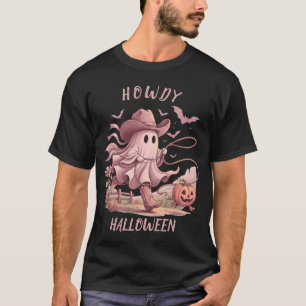 Hallo Halloween Cowboy Geist Lasso T-Shirt