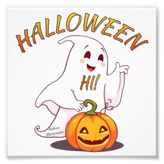 Hallo! Halloween Fotodruck (Vorne)