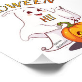Hallo! Halloween Fotodruck (Ecke)