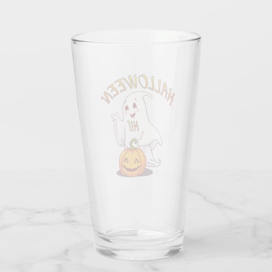 Hallo! Halloween Glas (Rückseite)