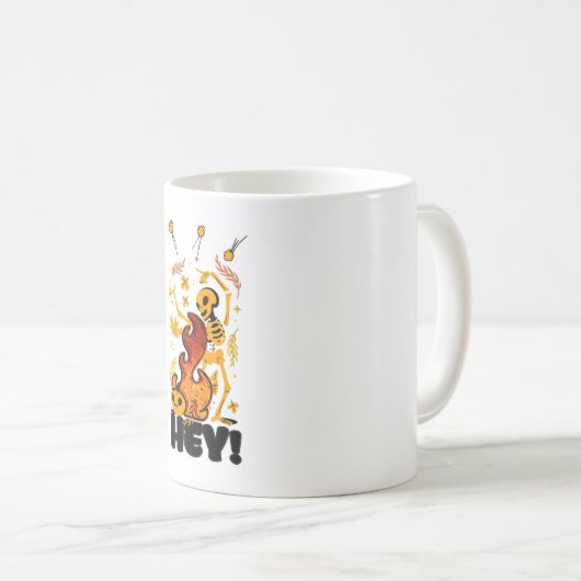 Hallo Halloween Kaffeetasse (VorderseiteRechts)