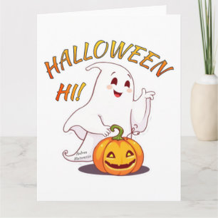 Hallo! Halloween Karte