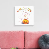 Hallo! Halloween Leinwanddruck (Insitu (Wohnzimmer))