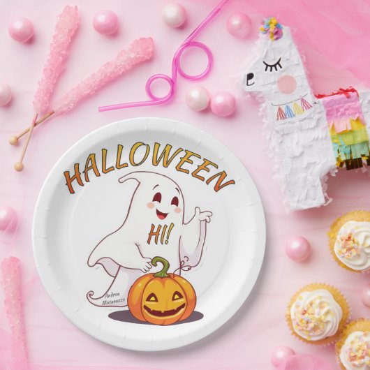 Hallo! Halloween Pappteller (Party)