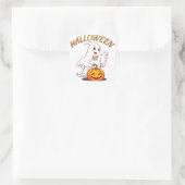 Hallo! Halloween Quadratischer Aufkleber (Tasche)