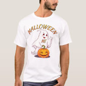 Hallo! Halloween T-Shirt (Vorderseite)