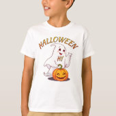 Hallo! Halloween T-Shirt (Vorderseite)