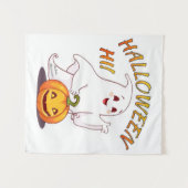 Hallo! Halloween Wandteppich (Vorderseite (Horizontal))