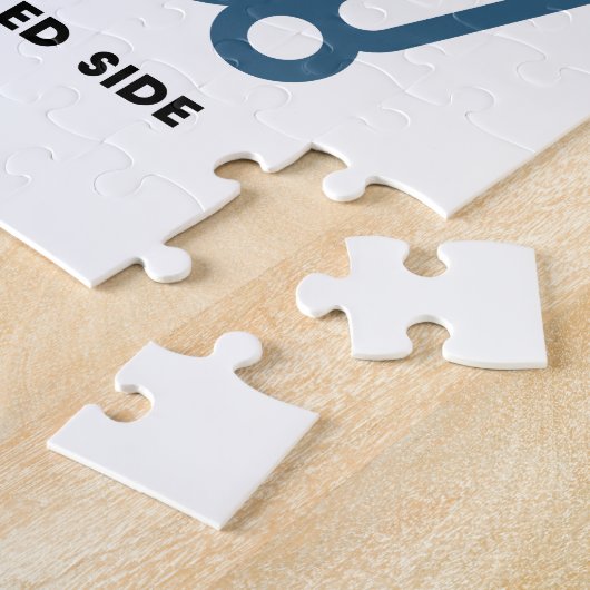 Hallo! - Happy White Dog Cartoon Design Puzzle (Seite)