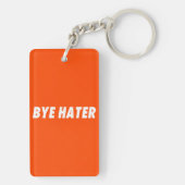 Hallo Hasser - abgelegener Hasser Schlüsselanhänger (Rückseite)