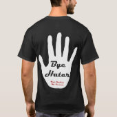 Hallo Hater-Shirt T-Shirt (Rückseite)