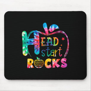 Hallo Head Start Rock Gefärbte Krawatte Zurück zur Mousepad