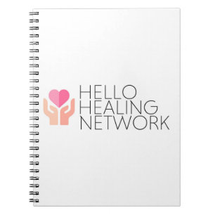Hallo heilende Spirale Notebook Notizblock