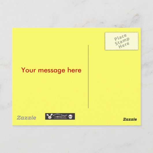 Hallo hello hamster postkarte (Rückseite)