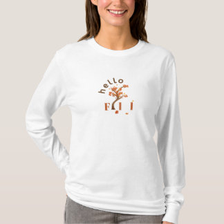 Hallo Herbst 🍂 Anpassbares Herbst-T-Shirt | Cute T-Shirt