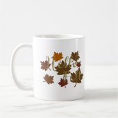 Hallo Herbst Aquarellfarbe Herbst Blätter Oktober Kaffeetasse (Links)