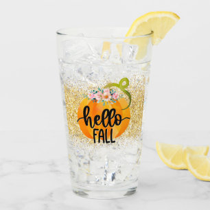 Hallo Herbst Autumn Anpassen Glas