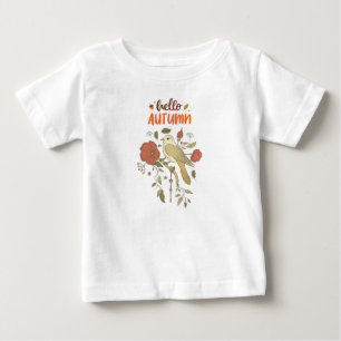 Hallo Herbst Baby T-shirt