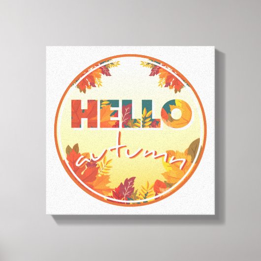 Hallo Herbst, Blume, Poster, Leinwand (Vorderseite)