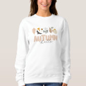 Hallo Herbst botanisch Sweatshirt (Vorderseite)