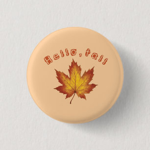 Hallo Herbst Button
