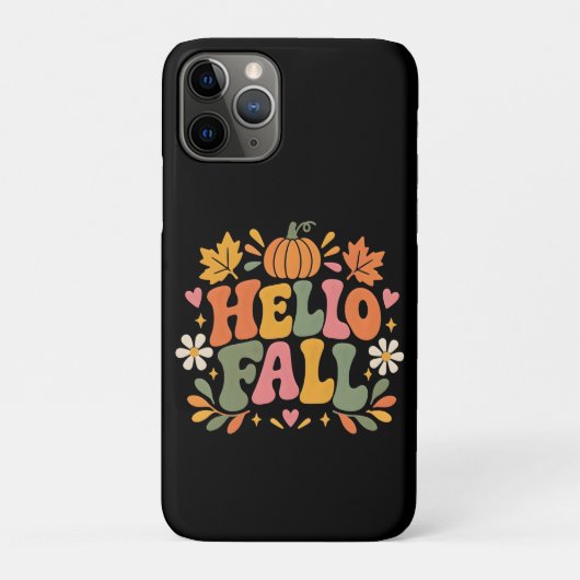 Hallo Herbst Case-Mate iPhone Hülle (Rückseite)
