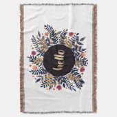 Hallo Herbst Decke (Vorderseite Vertikal)