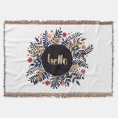 Hallo Herbst Decke (Vorderseite)