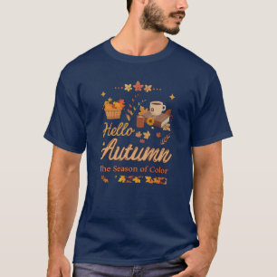 Hallo Herbst-die Jahreszeit der Herbstlaub der Far T-Shirt