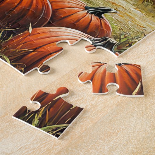 Hallo Herbst Erntedank Landhäuser Pumpkins Puzzle (Seite)