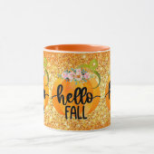 Hallo Herbst Farbe anpassen Tasse (Zentrum)