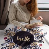 Hallo Herbst Fleecedecke