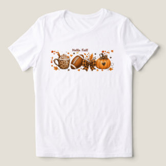 Hallo Herbst Frauen T-Shirt Tri-Blend Shirt