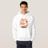 Hallo Herbst, gemütliche Nostalgie Hoodie (Vorne ganz)
