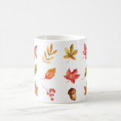 Hallo Herbst glücklicher Herbst Kaffeetasse (Mittel)