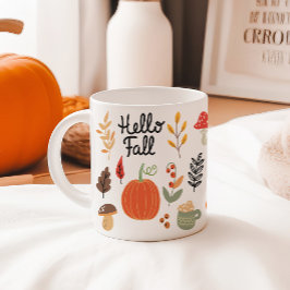 Hallo Herbst glücklicher Herbst Kaffeetasse