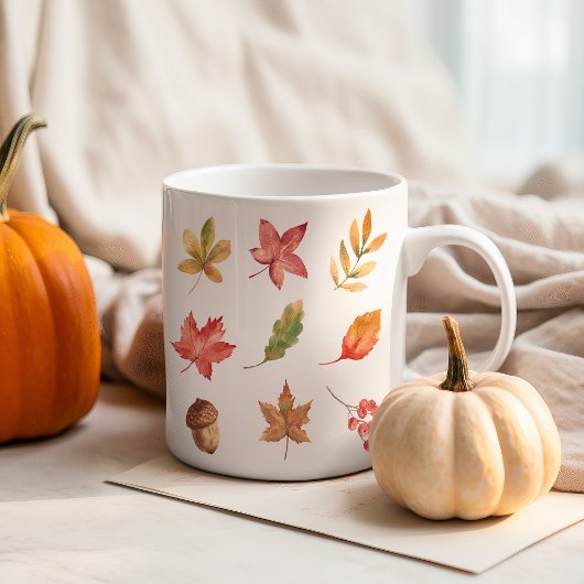 Hallo Herbst glücklicher Herbst Kaffeetasse