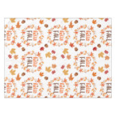 Hallo Herbst Herbst Blätter Nahtloses Muster Tischdecke (Vorderseite (Horizontal))