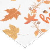 Hallo Herbst Herbst Blätter Nahtloses Muster Tischdecke (Schrägansicht)