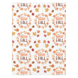 Hallo Herbst Herbst Blätter Nahtloses Muster Tischdecke
