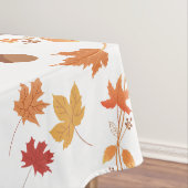 Hallo Herbst Herbst Blätter Nahtloses Muster Tischdecke (Beispiel)