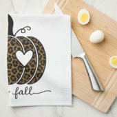 Hallo Herbst Herbst lässt gemütliche Saison Herbst Geschirrtuch (Viertel Falte)