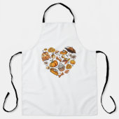 Hallo Herbst Herbst lässt gemütliche Saison Herbst Schürze (Vorderseite)