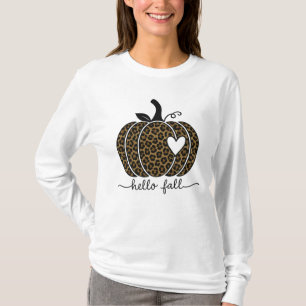 Hallo Herbst Herbst lässt gemütliche Saison Herbst T-Shirt