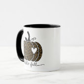 Hallo Herbst Herbst lässt gemütliche Saison Herbst Tasse (Vorderseite Links)