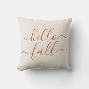 Hallo Herbst Herbst Moderne Creme Kissen