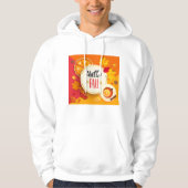 Hallo Herbst Herbstleaves und Pumpkin Pie Hoodie (Vorderseite)